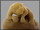Steinfigur Affe